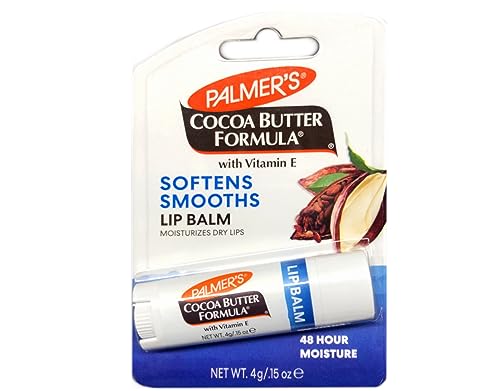 Palmer's Cocoa Butter Formula Lip Balm with Vitamin E, 4g/.15 oz (Pack of 6)
